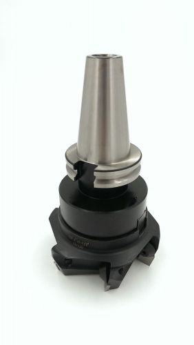 Cat40 1-1/2&#039;&#039; end mill holder &amp; 4&#034; indexable face milling cutter set, #7108-2514 for sale
