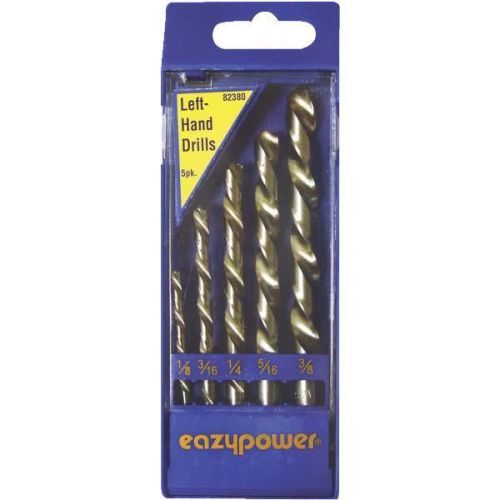 Eazypower corp 82380 5-piece left hand drill bit-5pc left hand bit set for sale