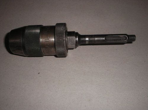HILTI  keyless drill chuck adapter w/Arbor 3/8&#034; made in GERMANY