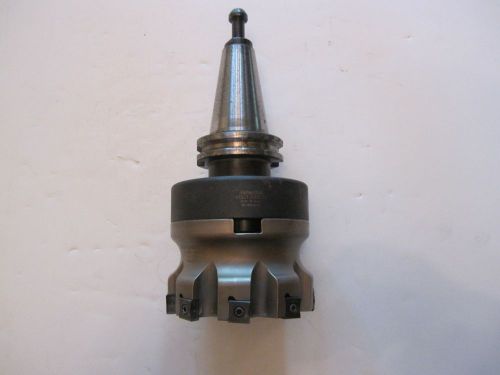 Ingersoll 6k6v-04l01 face mill on valenite cat 40 tool holder for sale