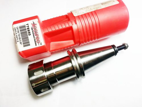 Accupro tg100-3.50&#034; cat 40 tool holder single angle collet chuck (n  773) for sale