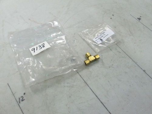 Krisha brass union tee p/n 264ca-4 1/4&#034; compression connector lot of 8 (new) for sale