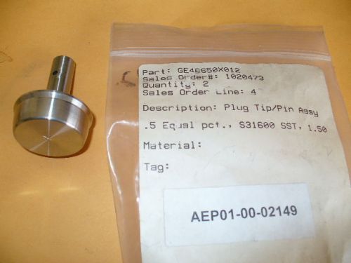 Fisher parts, plug tip/pin assy. p/n ge46650x012 for sale