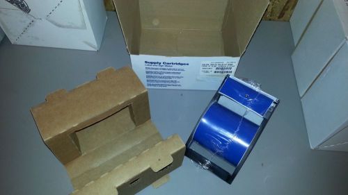 NEW IN BOX Brady 4&#034; x 90&#039; White on Blue Label Cartridge B580 8241-00 64821