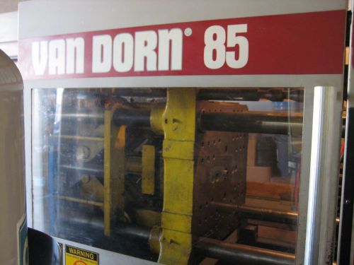 Working van dorn 85-ton ht plastic-injection molding machine. no reserve!!! for sale