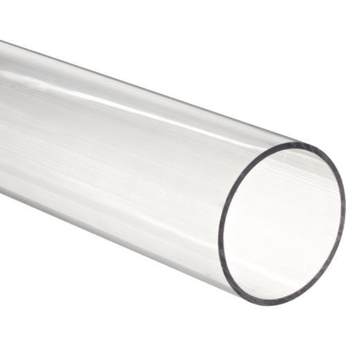 48&#034; poly carbonate round tube - 1/2&#034; id x 5/8&#034; od x 1/16&#034; wall led polycarbonate for sale