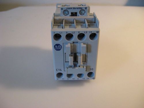 Allen-bradley contactor,100-c16kf10, ser b,  4-pole, 230vac, new in box for sale