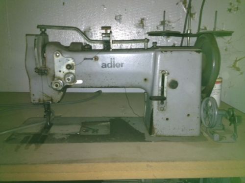 Adler 67GK-373 sewing machine w/table, motor and cover