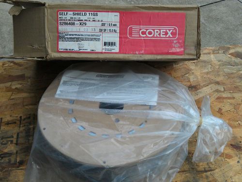 Flux core .035 mig wire 33lb spool  e71t-gs,  corex for sale