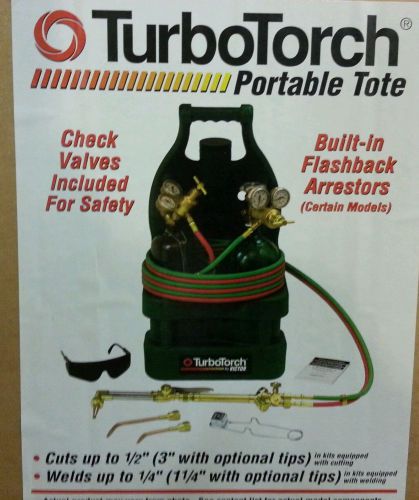 TURBOTORCH CST-P 0386-1345 PORTABLE TOTE KIT WITHOUT TANKS FREE SHIPPING!