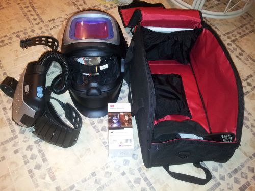 3M speedglas 9100 fx w/ 3M adflo respirator