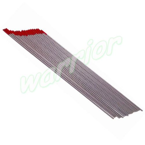 20pcs wt20 dc tig welding tungsten electrode rod 2% thoriated 1.6*175mm 1/16&#034;x7&#034; for sale