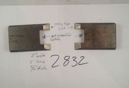 Lot 2832 1&#034;  Shaper Cutter Lockedge Profile Steel Lock Edge Knives