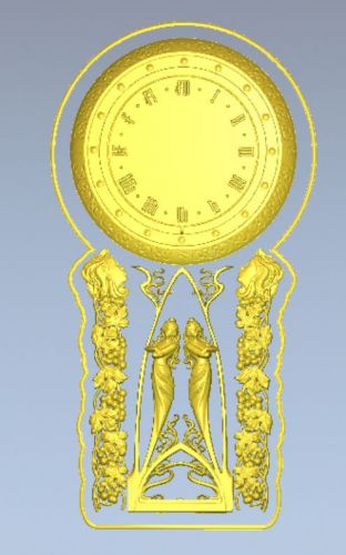 NEW Luxery wall clock  3d STL file - Model for CNC Router Machine