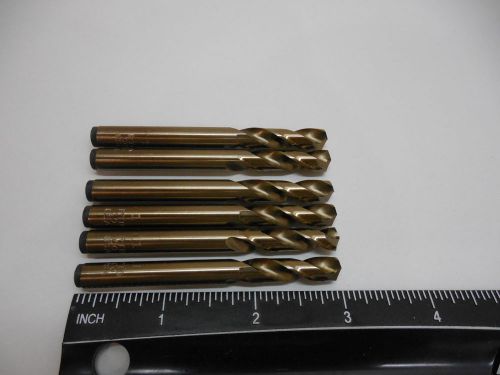 6pc 7.10 metric 135 degree split point drill bit USA Colbalt precision twist