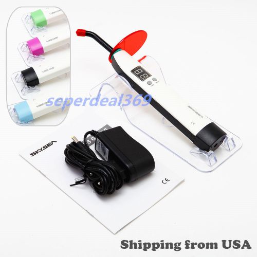 BIG SALE! 4 Colors Dental Curing Light Wireless Cordless LED Lamp Ship From USA