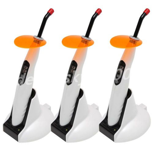3 pcs DENTAL LAB LED Wireless Curing Light Lamp T4 Orthodontic, shipped from USA