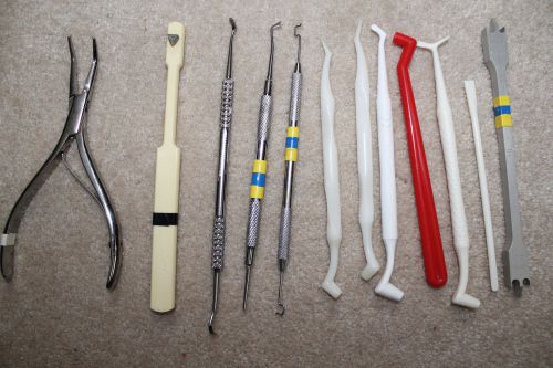Dental Orthodontic Assorted Bracket Instruments and Elastic Applicators-NICE