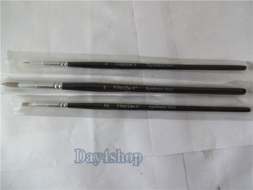 3pcs Dental Porcelain Ermine Brush Pen Set Dental Lab Equipment New