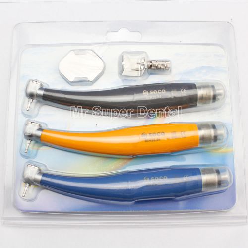 Dental standard colorful high speed handpiece 4 hole free ship for sale