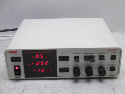 BAS Bio Analytical Systems LC-4C Amperometric Analog Detector Controller 2 CH