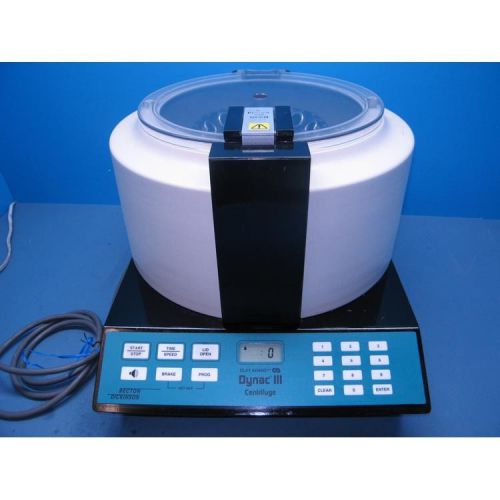 Becton dickinson clay adams dynac iii centrifuge with rotor &amp; 90 day warranty for sale
