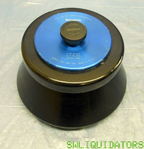 Beckman JLA16.250 rotor with lid BLACK anodized aluminum