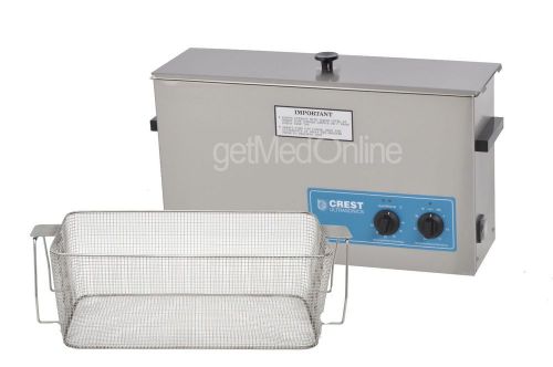 NEW ! Crest 5.25 Gal Ultrasonic Cleaner Timer+Heating+Cover+Basket, CP1800HT