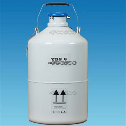 Straps ln2 with 6 cryogenic container nitrogen tank l liquid for sale