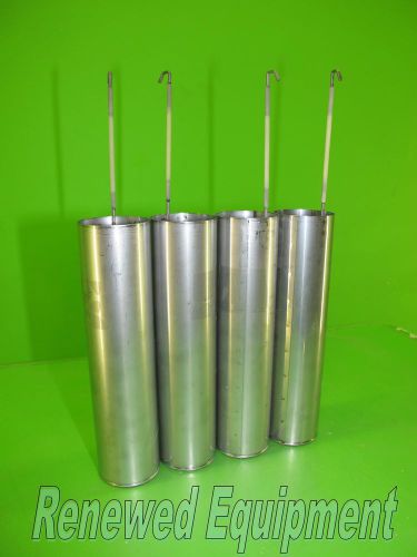 Cryogenic canisters for liquid nitrogen tank dewar lot of 4 for sale
