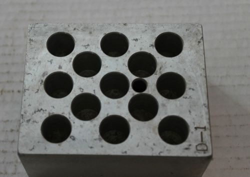 13 Hole Dry Bath Aluminum Heating Block D - 1 For Test Tubes Laboratory EG