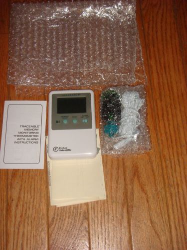 Fisher scientific traceable refrigerator freezer alarm thermometer for sale