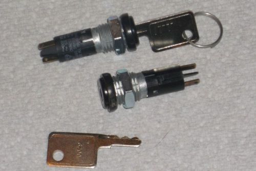 Melles Griot Synrad Co2 HeNe Lab Laser Power Supply Key Switch Lock Set of Two