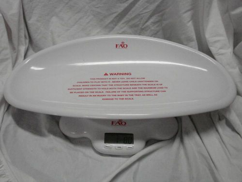 Digital 100 Pound BABY SCALE or FOOD/SHIPPING Min .05 lb Max 100 lb FAO Schwartz