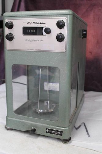 Mettler Type B6 Enclosed Balance Scale, appears to be in working condition