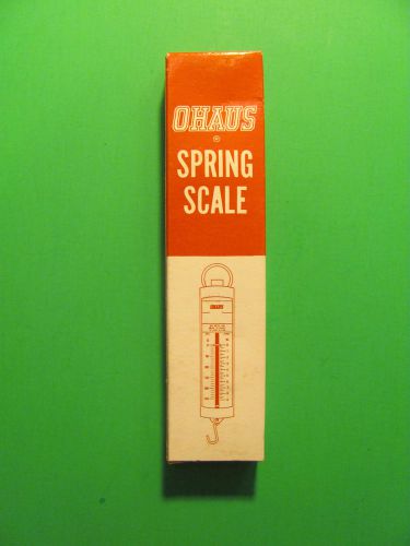 Ohaus Spring Scale. Made In USA. Florham Park New Jersey.