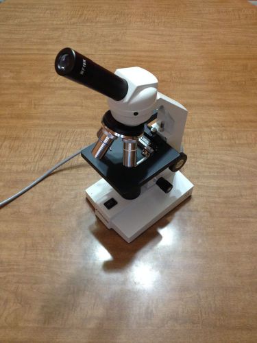 Amscope m500-ms compound microscope with mechanical stage for sale