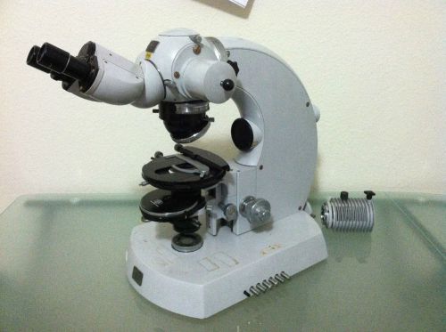 Carl Zeiss Phase Contrast Fluorescence Trinocular Microscope w/ 2 Oculars