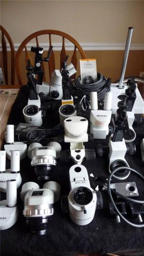 Huge lot of microscope accessories parts holder boom stand &amp; more///nice for sale