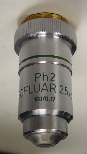 Zeiss Neofluar 25X Phase Contrast Ph2 Microscope Objective Lens nA  0.60