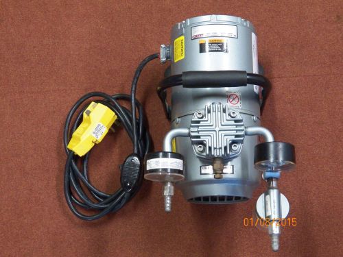 Gast oil-less vacuum/compressor pump mod. 1hab-25-m100x w/bryant gfp15by plug for sale