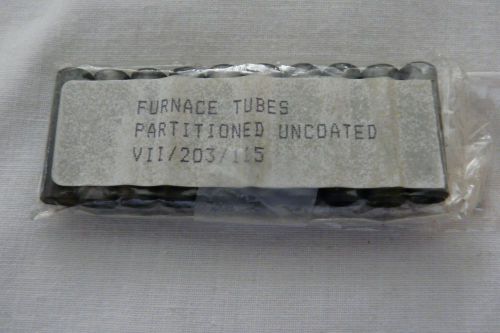 Varian Furnace tubes Partitioned UnCoated  pkg of 10  for Graphite Furnace