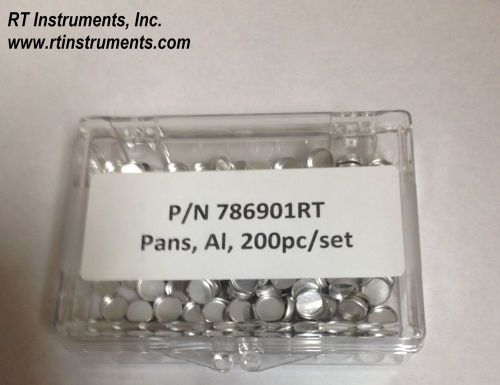 Brand new standard aluminum sample pans; 200pc/set; for ta instruments for sale