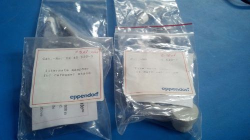 Eppendorf 300 Titermate Adapter for Carousel 22-45-530-3 w/ Manuals Lot of 2