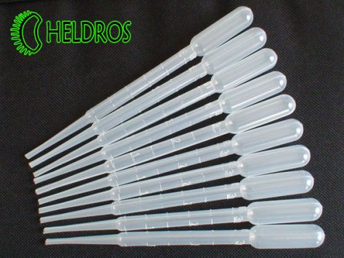 10 x dropper transfer plastic pipettes graduated 1ml or 3ml eye droppers pipette for sale