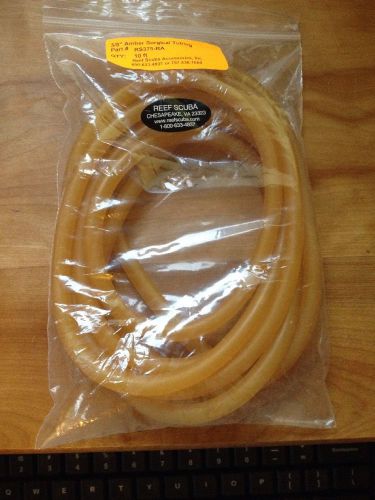 10 feet New 3/8&#034; Amber Surgical Tubing in package