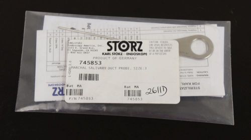 Storz 745853 Marchal Salivary Duct Probe Size: 3