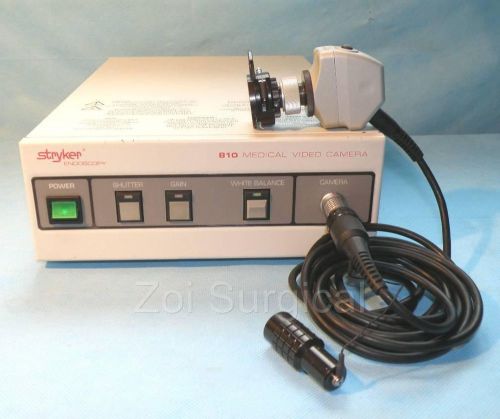 Stryker 3-chip endoscopy camera with head &amp; coupler. model 810 for sale