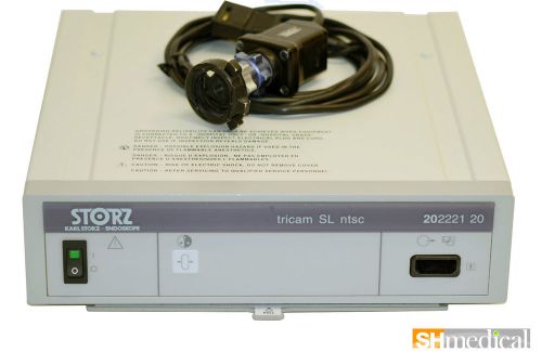 Storz 202221-20 tricam sl ntsc camera control unit w/ storz tricam camera head for sale