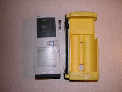 Nellcor n-20 portable patient monitor spo2 sensor for parts / repair for sale
